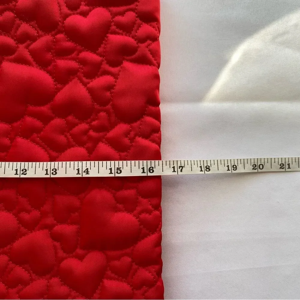 Kate Spade Fragrances Red Hearts Quilted Tote Bag